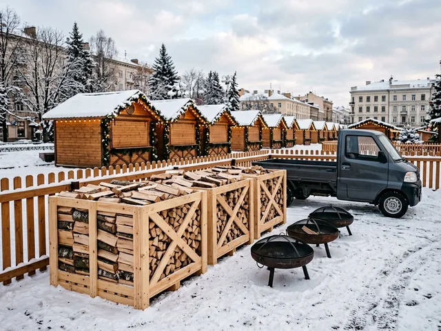 Дрова для ярмарок и городских праздников в Петрозаводске
